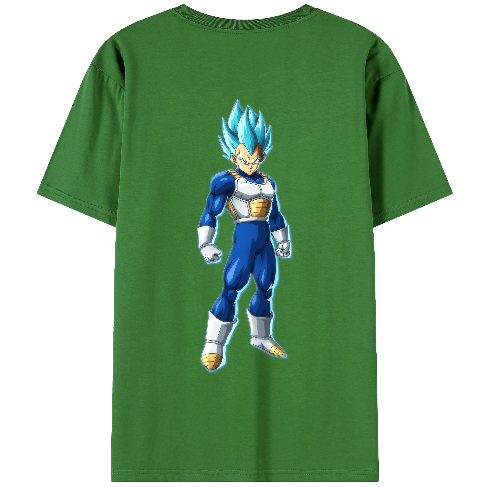（画像用） ドラゴンボール ベジータ四世（Bejīta Yonsei）DRAGON BALL Vegeta IV レディース半袖Tシャツ(バックプリント)